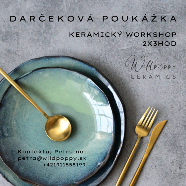 Darčekový poukaz na kurz keramiky